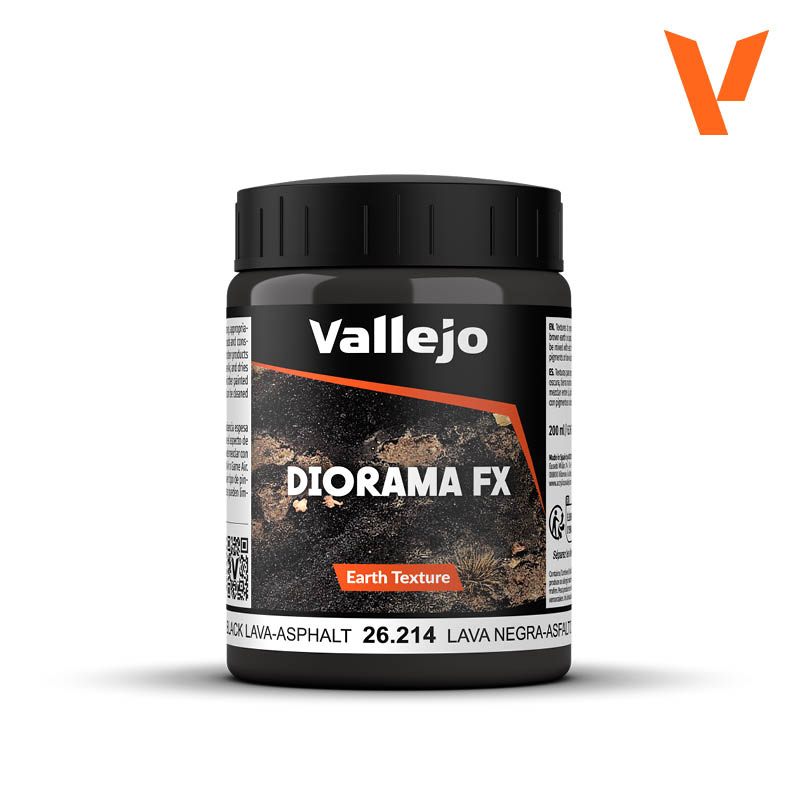 VALLEJO: BLACK LAVA-ASPHALT (200ML)
