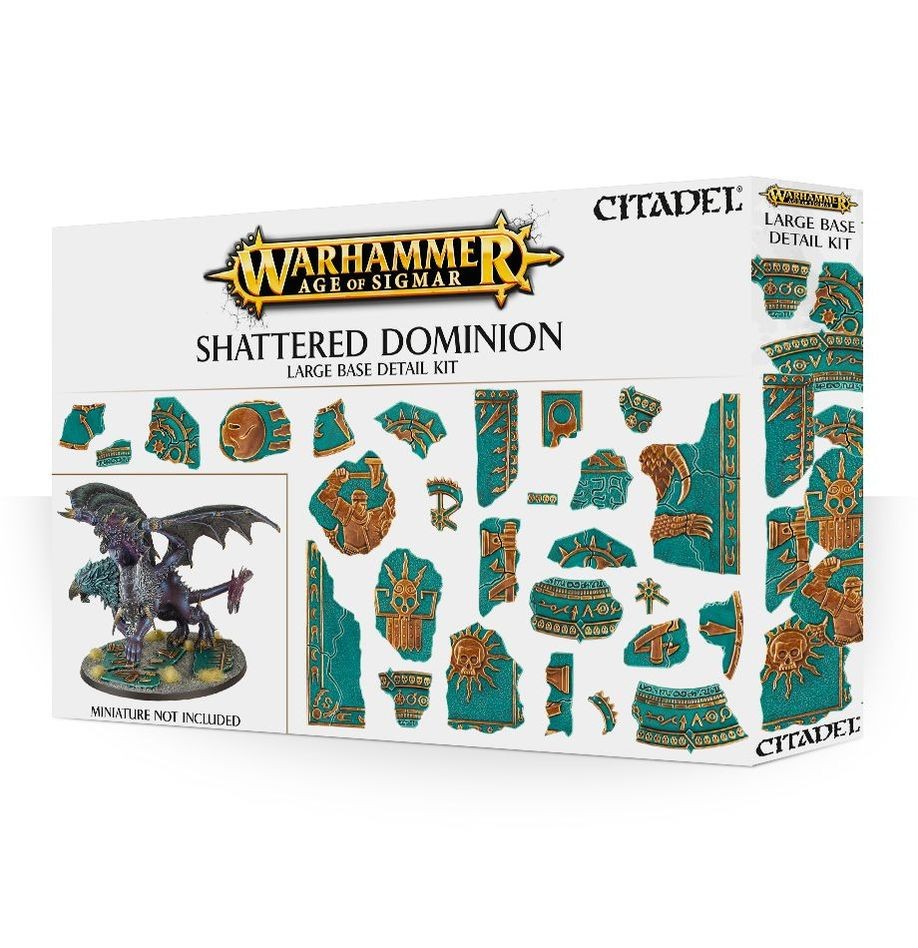 AGE OF SIGMAR: SHATTERED DOMINION LARGE BASE DETAIL