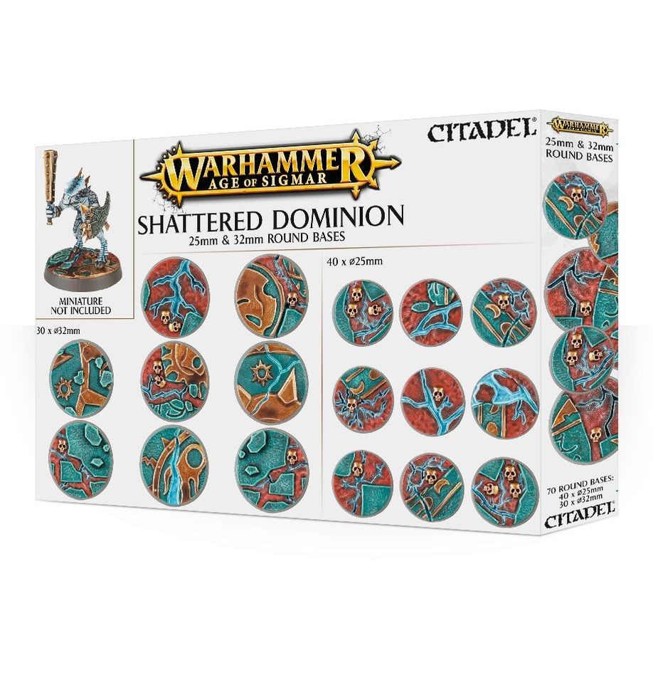 AGE OF SIGMAR: SHATTERED DOMINION: 25 & 32MM ROUND