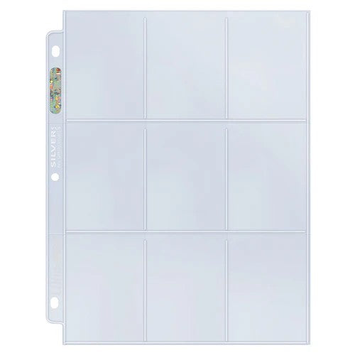 ULTRA PRO 9-POCKET PAGE, SILVER BLUE (1ST)