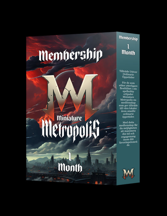 METROPOLIS MEDLEMSKAP 1 MÅN