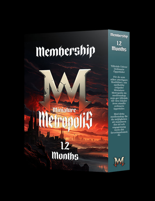 METROPOLIS MEDLEMSKAP 12 MÅN