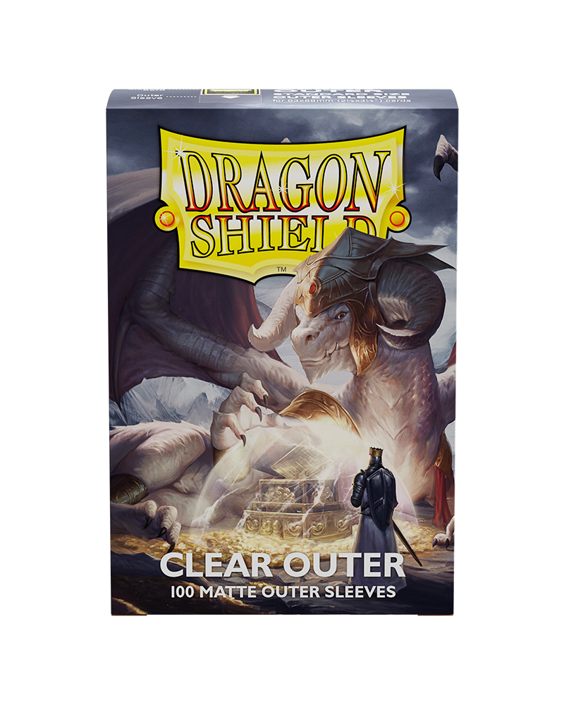 DRAGON SHIELD CARD SLEEVES: CLEAR OUTER SLEEVES