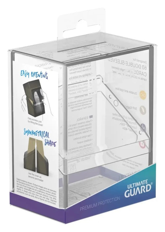 ULTIMATE GUARD BOULDER 60+ DECK CASE STANDARD SIZE CLEAR