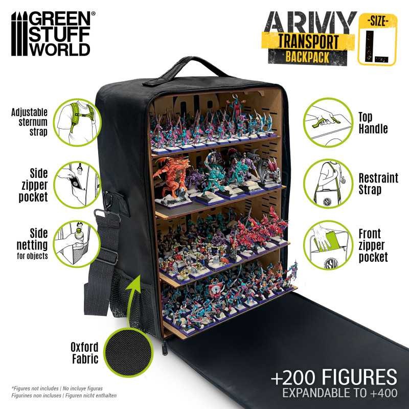 GREEN STUFF WORLD: ARMY TRANSPORT BAG - L