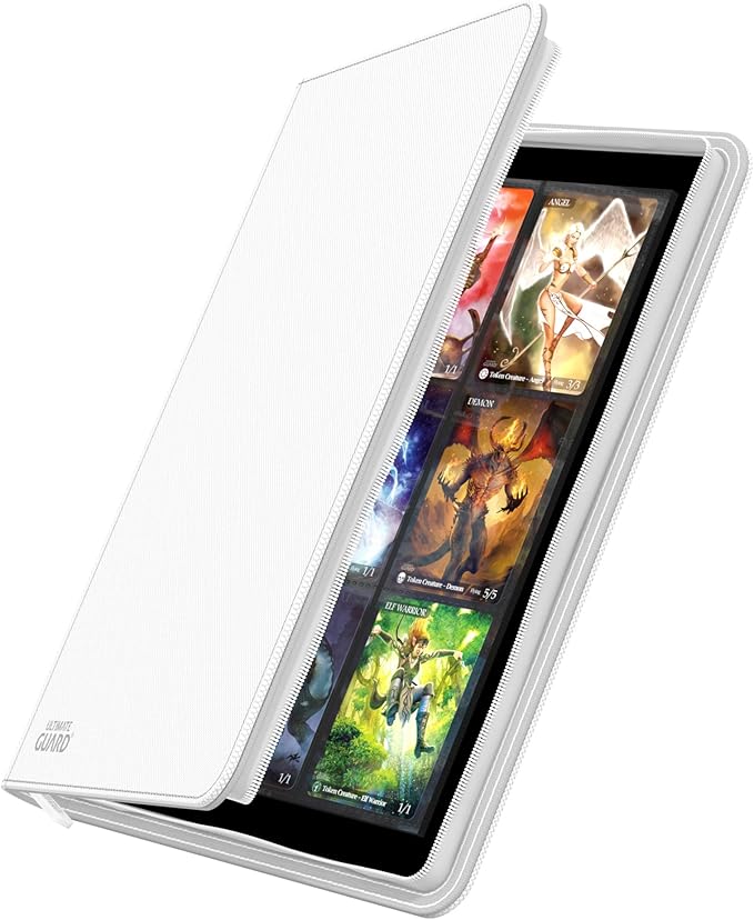 ULTIMATE GUARD : ZIPFOLIO 360 - 18-POCKET - XENOSKIN - WHITE
