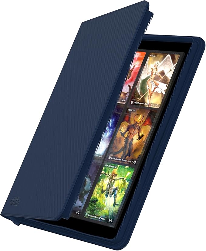 ULTIMATE GUARD : ZIPFOLIO 360 - 18-POCKET - XENOSKIN - BLUE