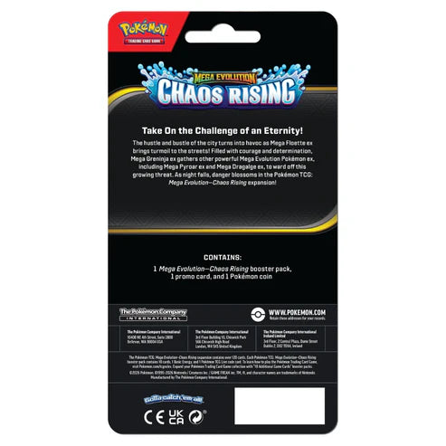 POKEMON TCG: MEGA EVOLUTION – CHAOS RISING KIOSK BLISTER