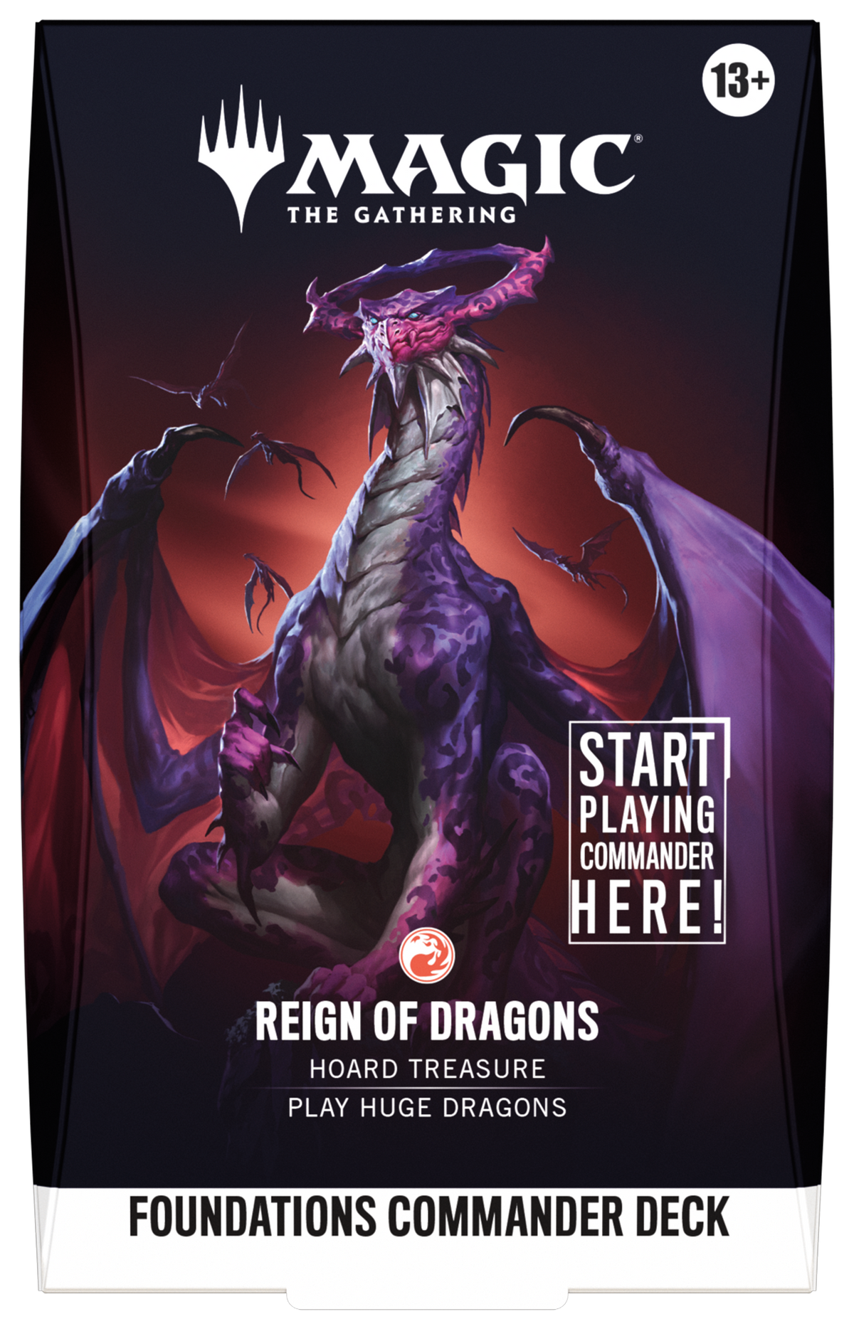 MAGIC: THE GATHERING - FOUNDATIONS COMMANDER DECK - REIGN OF DRAGONS