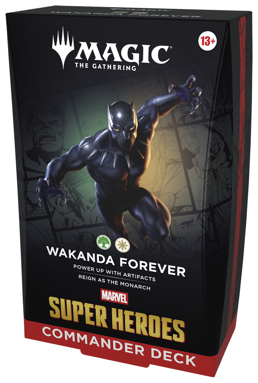 MAGIC: THE GATHERING - MARVEL SUPER HEROES COMMANDER DECK - WAKANDA FOREVER