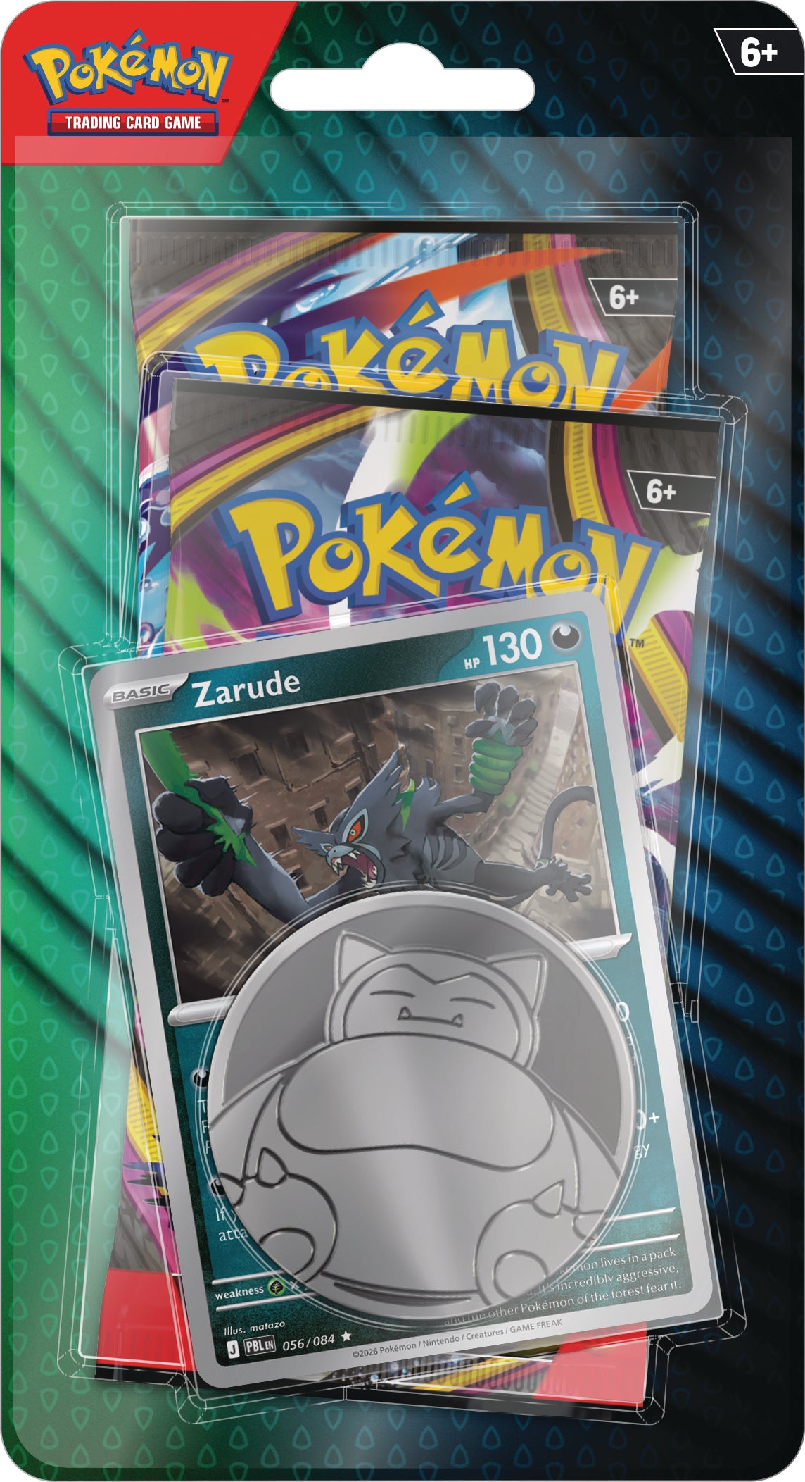 POKÉMON TCG: MEGA EVOLUTION – PITCH BLACK 2-PACK BLISTER (ZARUDE)