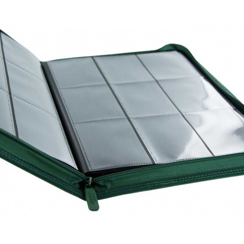 ULTIMATE GUARD : ZIPFOLIO 360 - 18-POCKET - XENOSKIN - GREEN