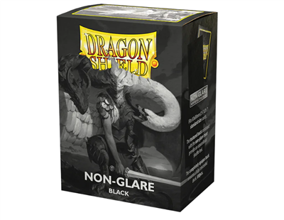 DRAGON SHIELD CARD SLEEVES: NON-GLARE BLACK