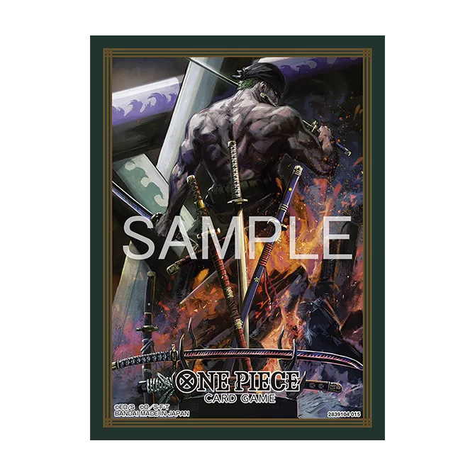 ONE PIECE CARD GAME OFFICIAL SLEEVES 14 - RORONOA ZORO (70)