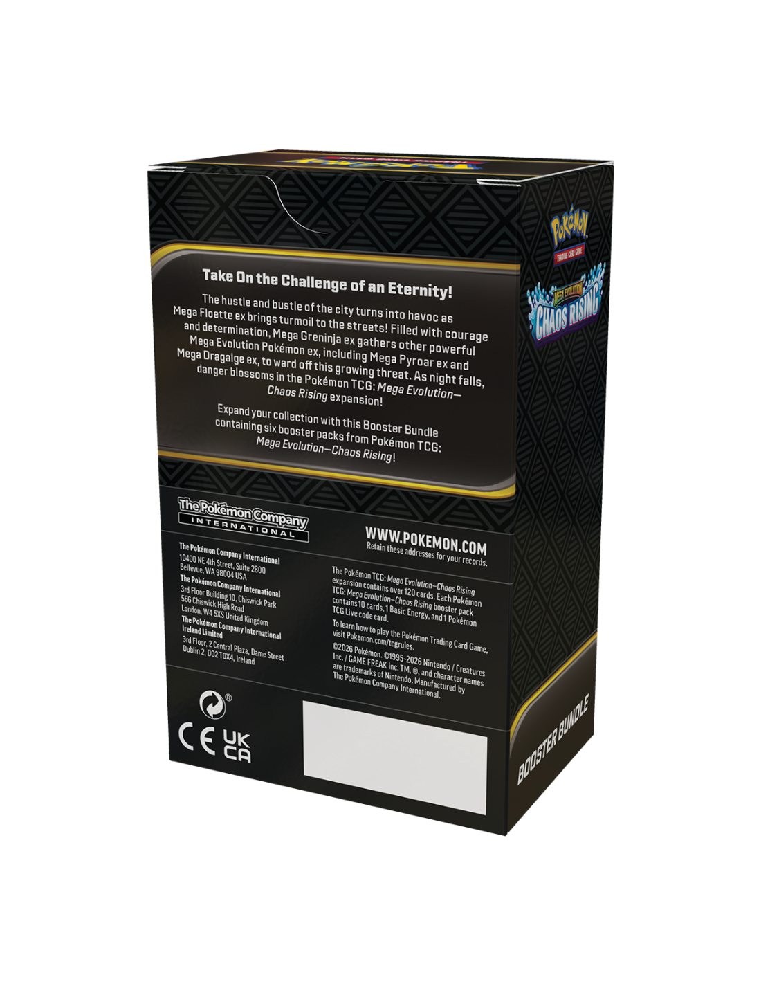 POKEMON TCG: MEGA EVOLUTION – CHAOS RISING BOOSTER BUNDLE