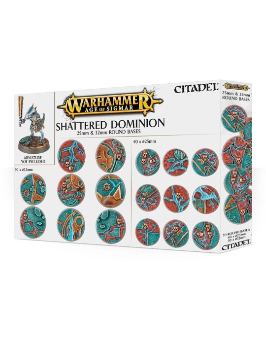 AGE OF SIGMAR: SHATTERED DOMINION: 25 & 32MM ROUND