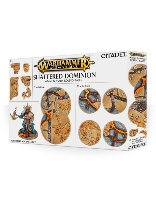 AGE OF SIGMAR: SHATTERED DOMINION: 65 & 40MM ROUND