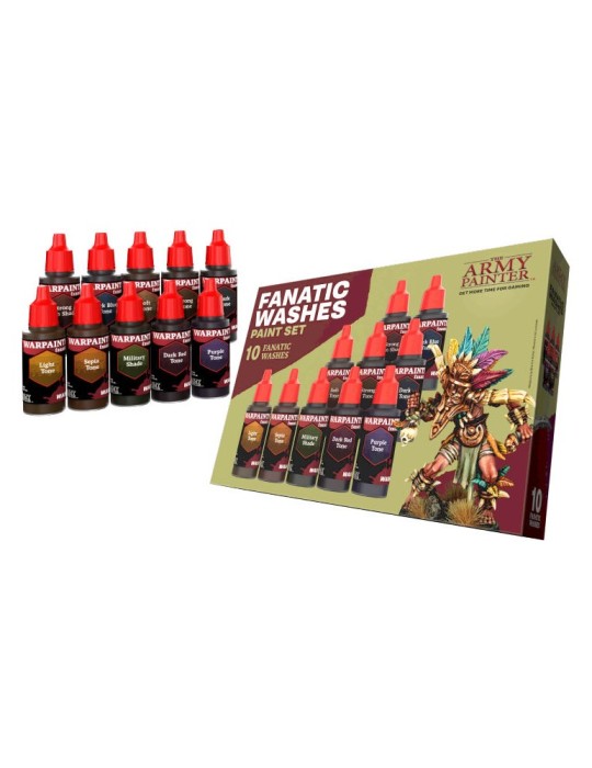 ARMY PAINTER WARPAINTS FANATIC WASHES PAINT SET