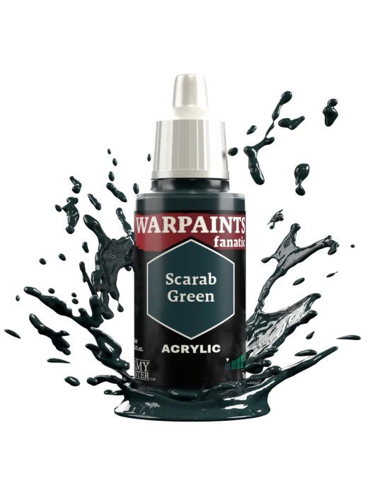 ARMY PAINTER: WARPAINTS FANATIC SCARAB GREEN