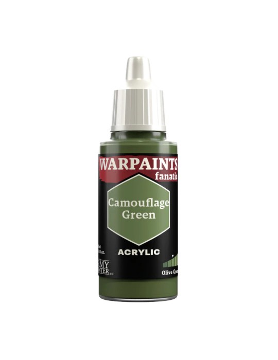 ARMY PAINTER: WARPAINTS FANATIC CAMOUFLAGE GREEN