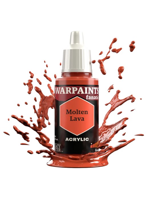 ARMY PAINTER: WARPAINTS FANATIC MOLTEN LAVA