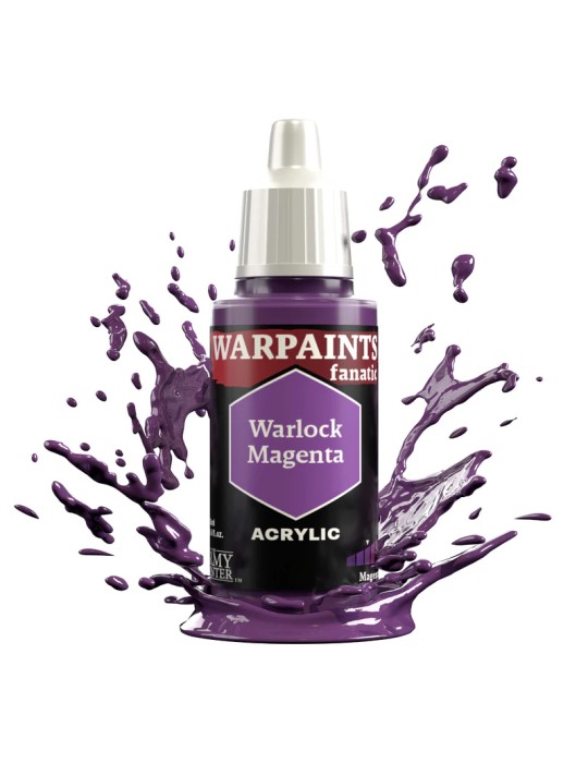 ARMY PAINTER: WARPAINTS FANATIC WARLOCK MAGENTA