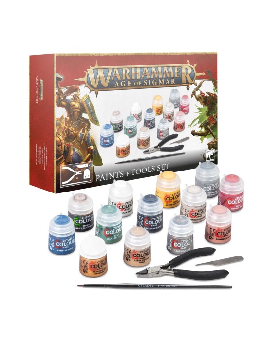 WARHAMMER AGE OF SIGMAR PAINTS + TOOLS