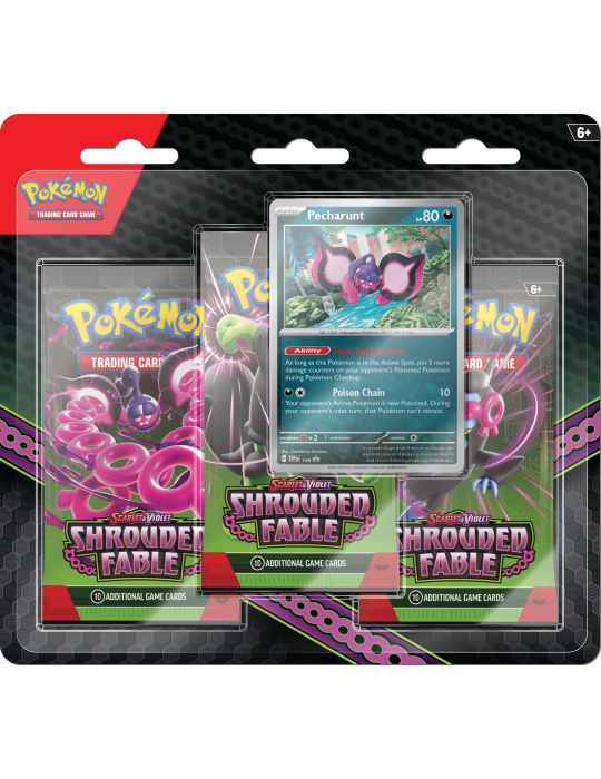 POKEMON TCG: SCARLET & VIOLET - SHROUDED FABLE 3-PACK BLISTER