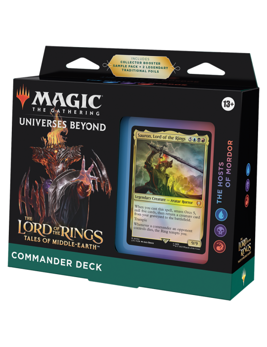 MAGIC: THE GATHERING - COMMANDER DECK - THE LORD OF THE RINGS: TALES OF MIDDLE-EARTH: THE HOSTS OF MORDOR