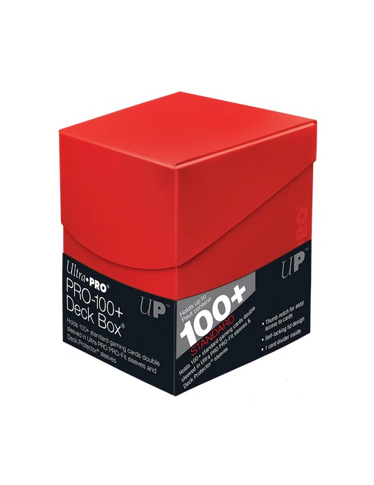 ULTRA PRO ECLIPSE PRO 100+ DECK BOX APPLE RED