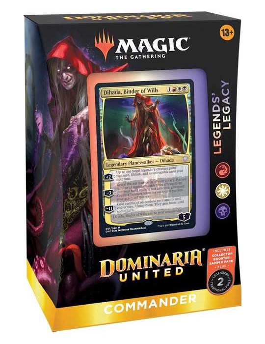 DOMINARIA UNITED COMMANDER DECK LEGENDS' LEGACY