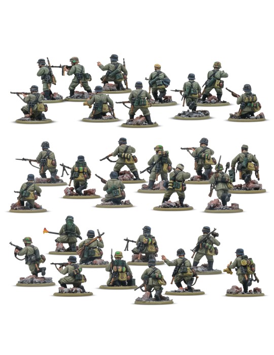 BOLT ACTION - GERMAN VETERAN INFANTRY PLATOON