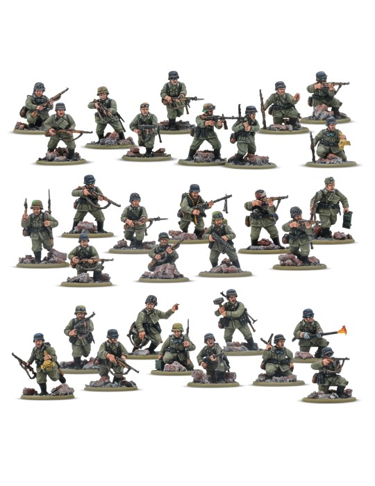 BOLT ACTION - GERMAN VETERAN INFANTRY PLATOON