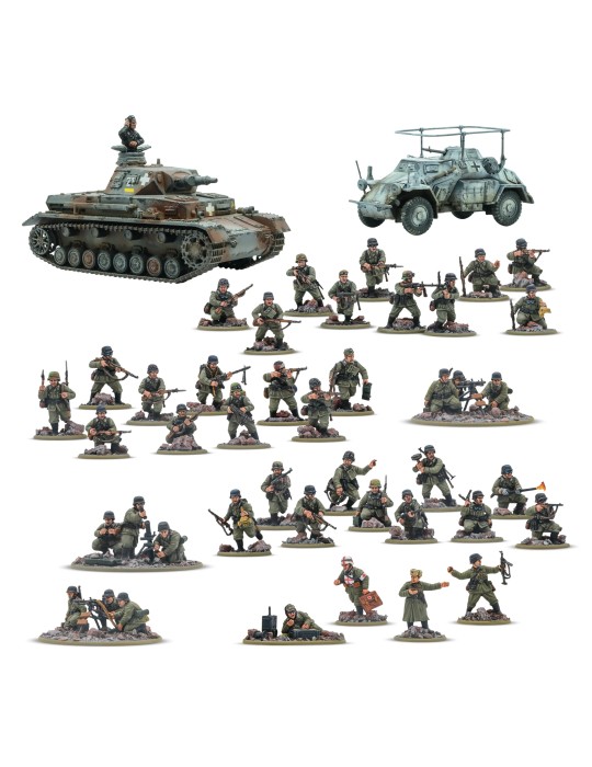 BOLT ACTION - RATTENKRIEG GERMAN VETERAN INFANTRY STARTER SET