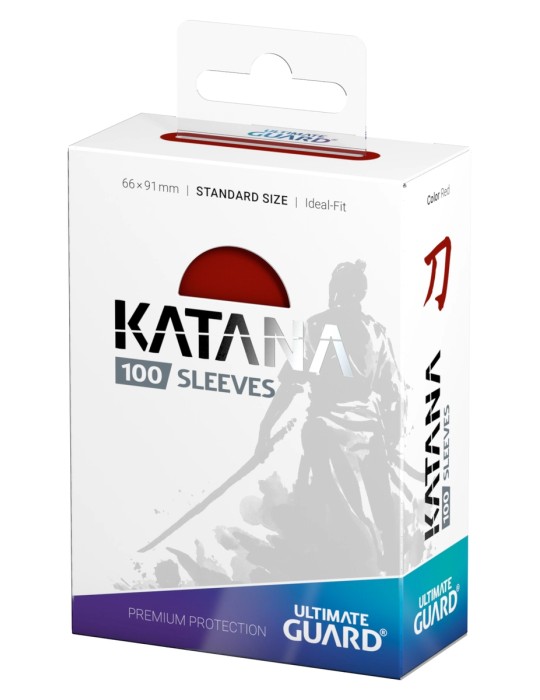 ULTIMATE GUARD KATANA SLEEVES RED (100)