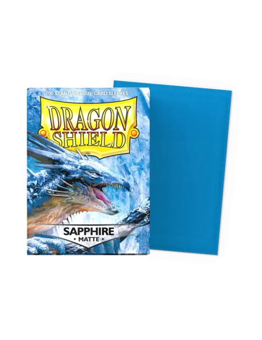 DRAGON SHIELD CARD SLEEVES STANDARD MATTE SAPPHIRE 100