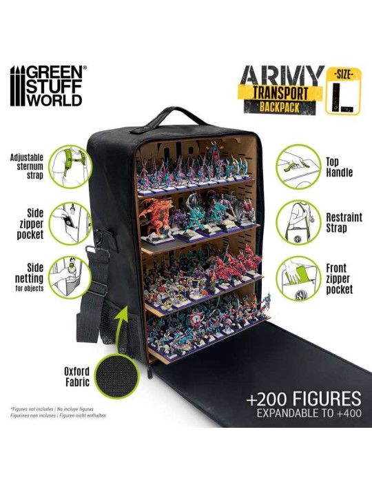 GREEN STUFF WORLD: ARMY TRANSPORT BAG - L