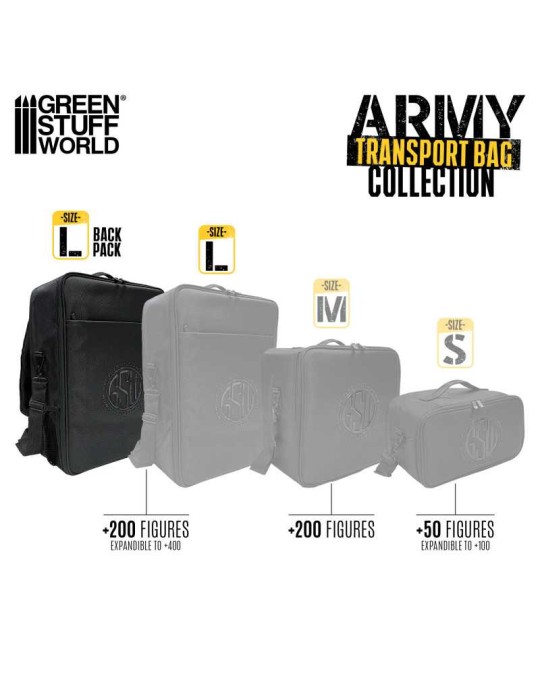 GREEN STUFF WORLD: ARMY TRANSPORT BAG - L