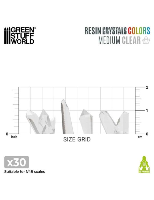 GREEN STUFF WORLD: RESIN CRYSTALS CLEAR (MEDIUM)