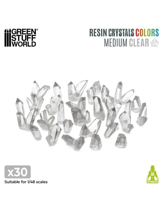 GREEN STUFF WORLD: RESIN CRYSTALS CLEAR (MEDIUM)
