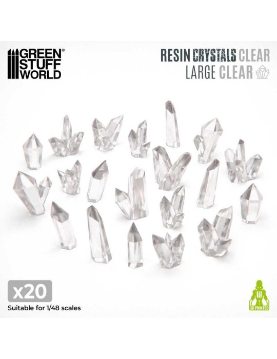 GREEN STUFF WORLD: RESIN CRYSTALS CLEAR (LARGE)