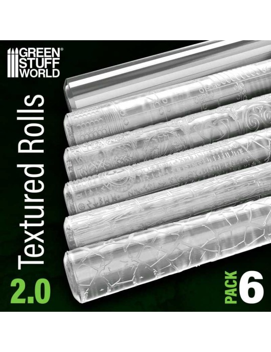 GREEN STUFF WORLD: TEXTURED ROLL PINS 2.0