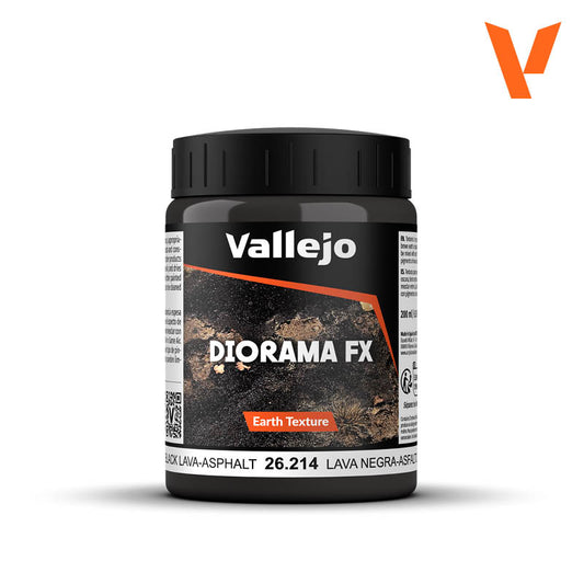 VALLEJO: BLACK LAVA-ASPHALT (200ML)