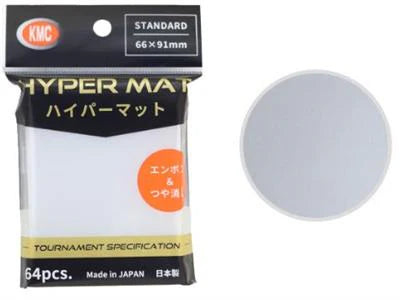 KMC STANDARD SLEEVES - HYPER MAT CLEAR (64)