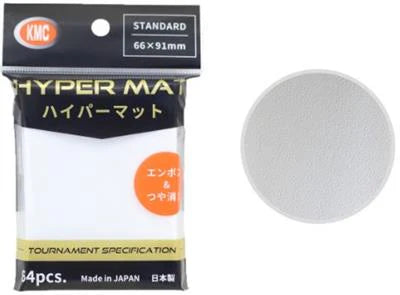 KMC STANDARD SLEEVES - HYPER MAT WHITE (64)