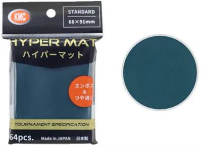 KMC STANDARD SLEEVES - HYPER MAT GREEN (64)
