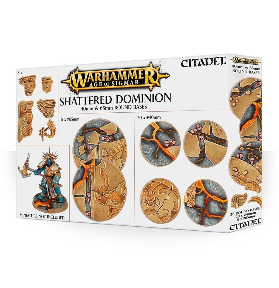AGE OF SIGMAR: SHATTERED DOMINION: 65 & 40MM ROUND