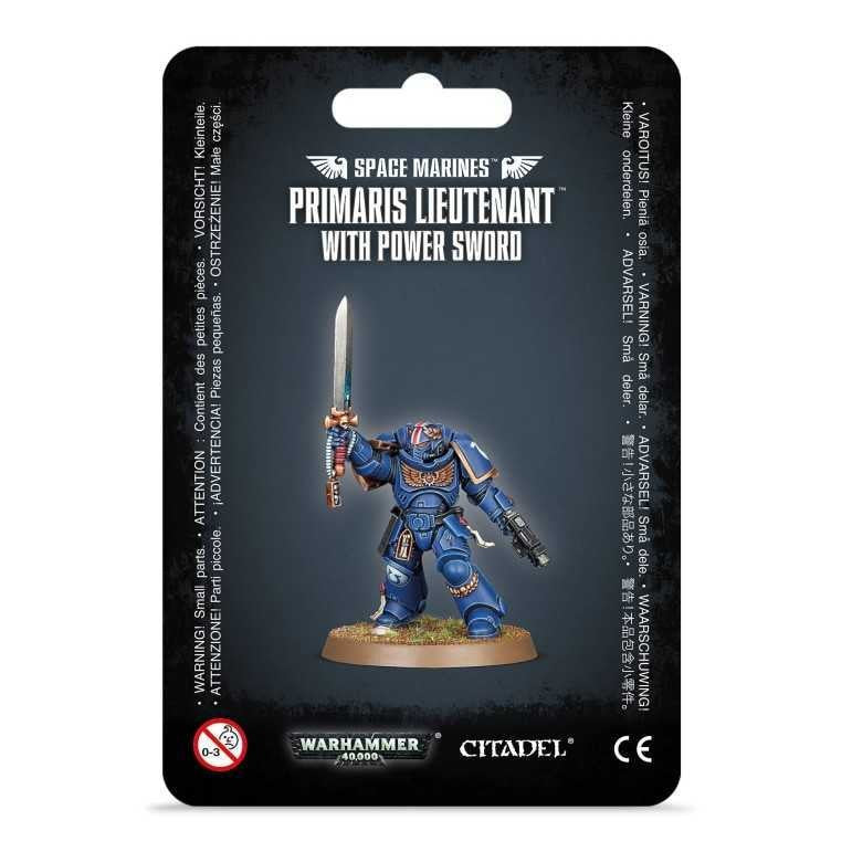 SPACE MARINES: PRIMARIS LIEUTENANT WITH POWER SWORD