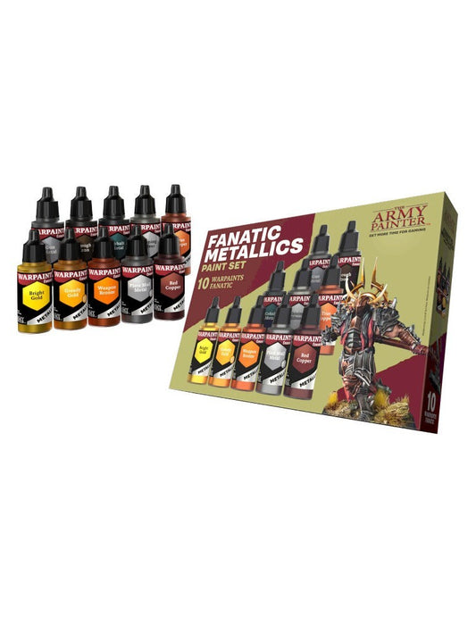 ARMY PAINTER: WARPAINTS FANATIC METALLICS PAINT SET