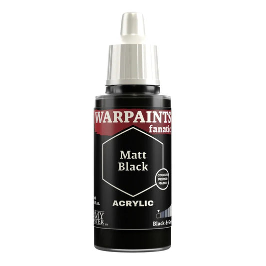 ARMY PAINTER: WARPAINTS FANATIC MATT BLACK